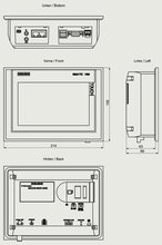 Siemens 6AV2124-0GC01-0AX0 — dimension drawing