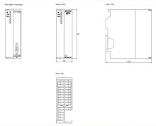 Siemens 6ES7340-1BH02-0AE0 — dimension drawing