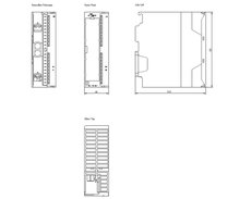 Siemens 6ES7338-4BC01-0AB0 — dimension drawing