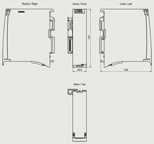 Siemens 6ES7540-1AB01-0AA0 — dimension drawing