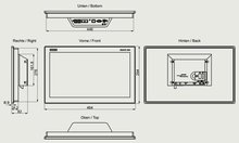Siemens 6AV2128-3UB06-0AX1 — dimension drawing