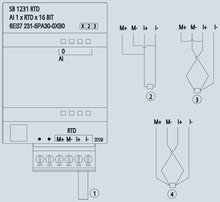 Siemens 6ES7231-5PA30-0XB0 — dimension drawing