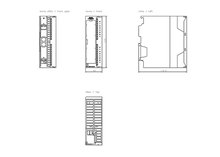 Siemens 6ES7321-1BH10-0AA0 — dimension drawing