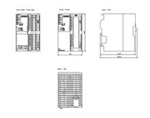 Siemens 6ES7352-5AH01-0AE0 — dimension drawing