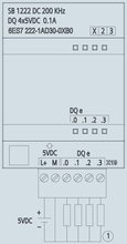 Siemens 6ES7222-1AD30-0XB0 — dimension drawing