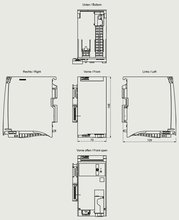 Siemens 6ES7505-0RA00-0AB0 — dimension drawing