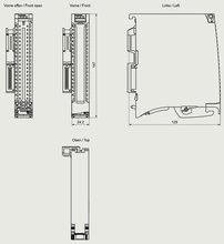Siemens 6ES7522-1BH10-0AA0 — dimension drawing