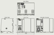Siemens 6ES7518-3FT10-0AB0 — dimension drawing