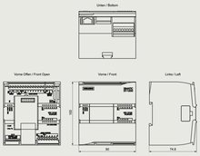 Siemens 6ES7212-1AE40-0XB0 — dimension drawing