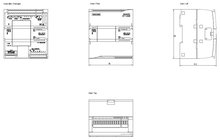 Siemens 6ES7211-1HE40-0XB0 — dimension drawing