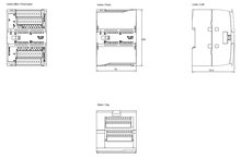 Siemens 6ES7223-1PL32-0XB0 — dimension drawing