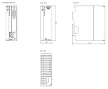 Siemens 6ES7341-1CH02-0AE0 — dimension drawing
