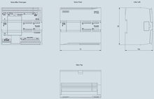 Siemens 6ES7214-1AG40-0XB0 — dimension drawing