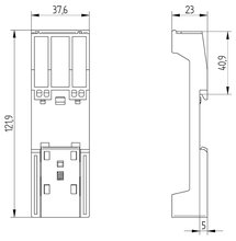 Siemens 6EP1971-1BA00 — dimension drawing