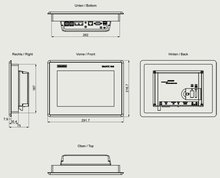 Siemens 6AV2128-3KB40-0AX0 — dimension drawing