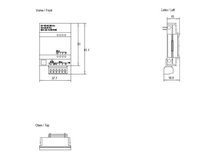 Siemens 6ES7222-1AD30-0XB0 — dimension drawing