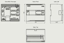 Siemens 6ES7214-1AF40-0XB0 — dimension drawing