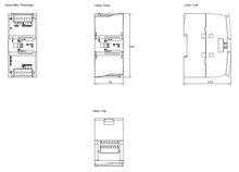 Siemens 6ES7222-1BF32-0XB0 — dimension drawing