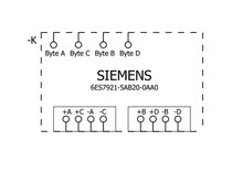 Siemens 6ES7921-5AB20-0AA0 — dimension drawing