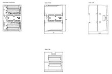 Siemens 6ES7223-1BL32-0XB0 — dimension drawing