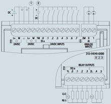 Siemens 6ES7212-1HE40-0XB0 — dimension drawing