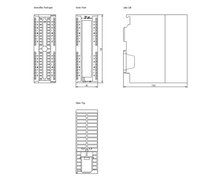 Siemens 6ES7322-1BL00-0AA0 — dimension drawing