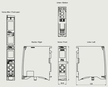 Siemens 6AG1511-1AL03-2AB0 — dimension drawing